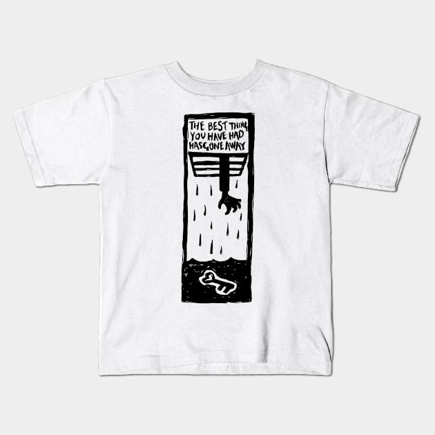 High and Dry Illustrated Lyrics Kids T-Shirt by bangart